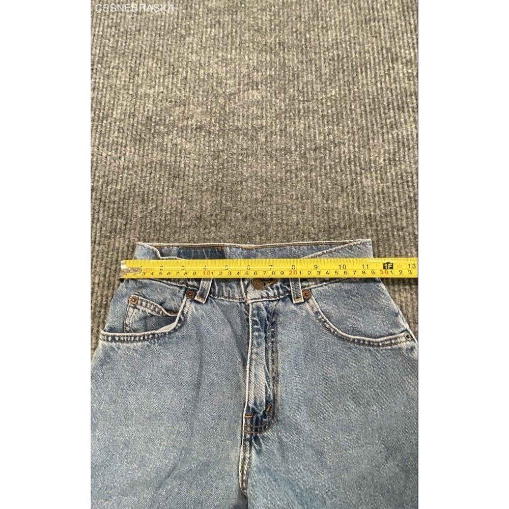 Vintage 90s Levi's Boys Light Wash Blue Denim Regular Fit 352 Shorts Size 12 - Picture 7 of 8